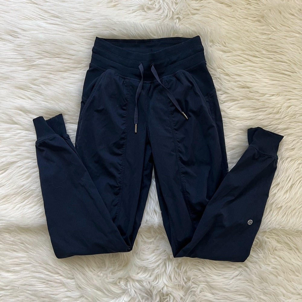 Lululemon Women's Dance Studio Navy Jogger Pants - Picture 3 of 8
